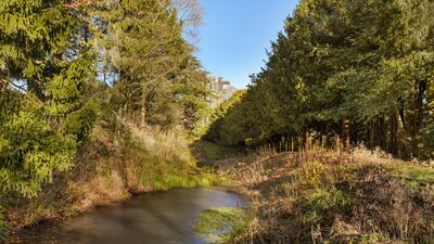 The abode is perched on 10,000 hectares of picturesque parkland