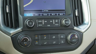 The range-topping LTZ features an eight-inch touchscreen with navigation. Antonie Robertson / The National