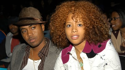 Kelis left with rapper and former husband Nas. She released one of the songs of 2003 with 'Milkshake'. AFP