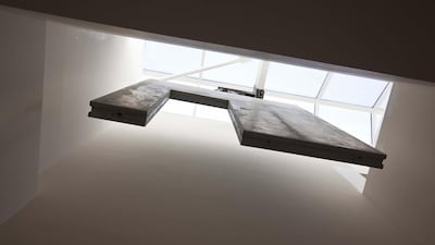 The installation piece at Ductac by Vikram Divecha. Photo Antonie Robertson / The National