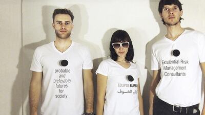 Bridget Walker's existential risk management consultants. Courtesy Bridget Walker