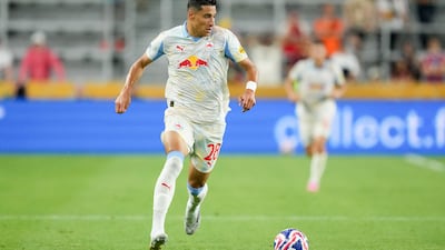 Adam Daghim of RB Salzburg during the Club World Cup match against Pachuca in Ohio. AFP
