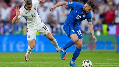 Central-midfield pairing with Cerin was so successful in opening 45 minutes that England hooked Gallagher to try and inject some impetus in centre of park. AP