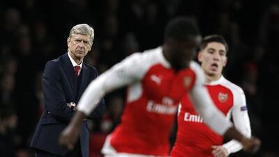 Arsene Wenger has put Arsenal's defeat to West Brom down to a freak result. Adrian Dennis / AFP