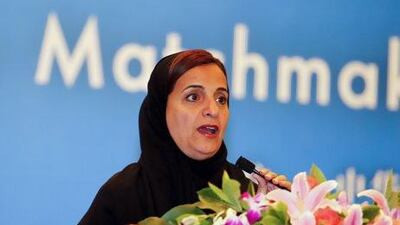 Sheikha Lubna Al Qasimi will attend the WEF. Sarah Dea / The National