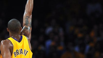 Kobe Bryant will finish his career as the NBA's third all-time leading scorer. Gabriel Bouys / AFP