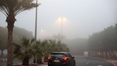 More foggy weather is forecast for the UAE next week. Chris Whiteoak / The National