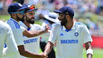 Jasprit Bumrah of India walks off after taking 6 for 61 against South Africa at Newlands. Gallo Images