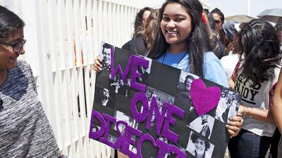 Fans were lining up as early as 2pm and patient parents are waiting outside the line, making sure the young fans are getting water and food in the midday sun. Anna Nielsen for The National
