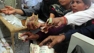 Analysts believe Narendra Modi’s initiative to phase out 500 and 1,000 rupee notes would “help curb unaccounted-for cash in the real estate sector” and boost transparency. Sanjay kanojia / AFP