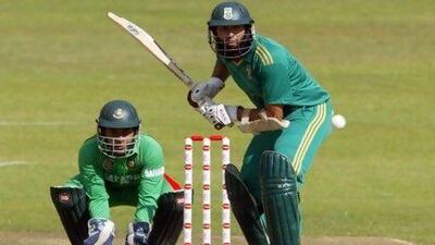Hashim Amla scored 88 from 53 balls at the Harare Sports Club.