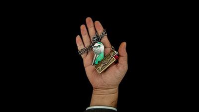 Nassif. 30. Homs. 2 years. 'I feel bare without it'