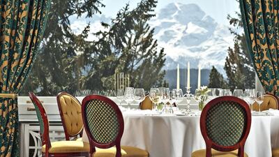 The Carlton Hotel St. Moritz. Courtesy The Tschuggen Hotel Group