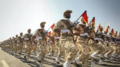 Members of the Iranian Revolutionary Guard. Reuters