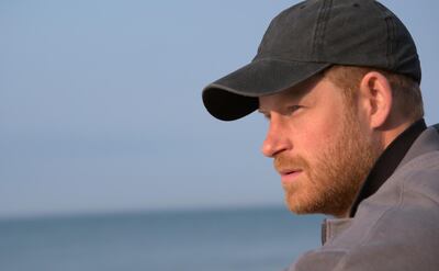 Prince Harry, Duke of Sussex, in a scene from 'The Me You Can't See'. Courtesy Apple