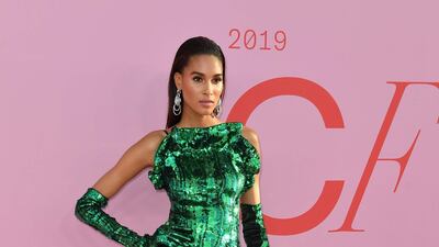 French model Cindy Bruna arrives for the 2019 CFDA fashion awards at the Brooklyn Museum in New York City on June 3, 2019. AFP