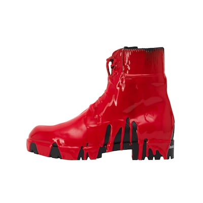 Jaden Smith's reimagines Louboutin's signature red sole. Photo: Christian Louboutin