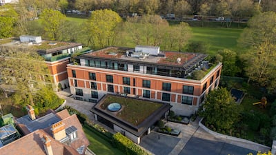 This penthouse at Buxmead, north London, is for sale at £16.95 million. All photos: Sotheby's