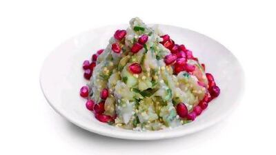 You really need pomegranate molasses – a thick, pomegranate syrup – to complete this dish.