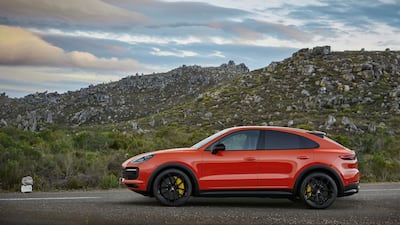 The Porsche Cayenne Coupe is due in Abu Dhabi from October. Courtesy Porsche AG