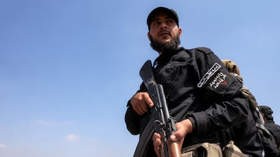 Syrian government security forces pictured in the southern province of Daraa. AFP