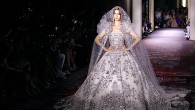  Zuhair Murad Fall-Winter 2019/2020 Haute Couture collection. AFP