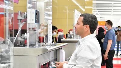 Facial recognition technology is being implemented at Dubai airports, allowing passengers to complete passport control in nine seconds. Courtesy: Dubai Media Office