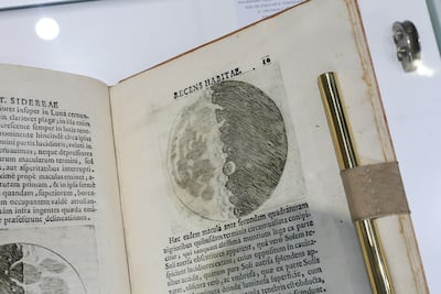 Galileo's Sidereus Nuncius, printed in Venice in 1610, marks the first astronomical discoveries made through a telescope. Victor Besa / The National