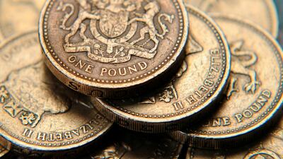 A pile of one pound coins. With liquidity diminishing during the Christmas period, sterling’s reaction to a decision over trade may be more volatile. Reuters