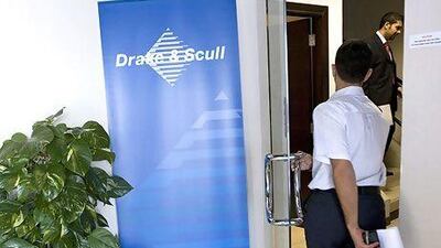 Drake & Scull's stock rose 1.8 per cent yesterday to 80 fils on the Dubai Financial Market. Rich-Joseph Facun / The National