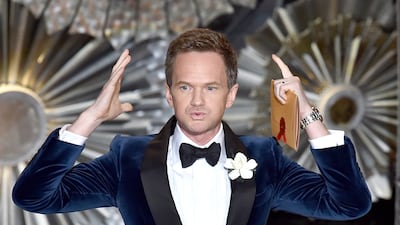 Host Neil Patrick Harris onstage during the 87th Annual Academy Awards. Kevin Winter / Getty Images / AFP