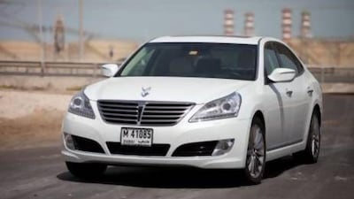 Hyundai's Centennial VS500 offers staggering value for money, but struggles to match more established competitors on prestige. Razan Alzayani / The National