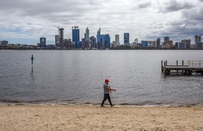 The property offers views of Perth's CBD. Photo: Ronan O'Connell