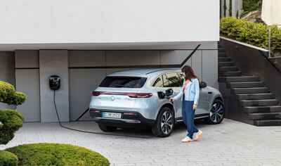 It takes 40 minutes at a fast-charge station to zap the battery level from 10 per cent to 80 per cent. Courtesy Daimler AG