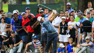 Kevin Kisner holds a one shot leading heading in to the final round of the US PGA Championship at Quail Hollow. Tannen Maury / EPA