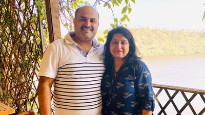 Dubai resident Gagan Seth and his wife Vaishali went to India to take care of his parents who contracted Covid-19. They took a break during a 14-day quarantine in Addis Ababa before returning to Dubai.