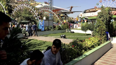 A decommissioned commercial plane installed at Park Shahr, Afghanistan’s only amusement park, in Kabul has attracted the attention of thousands of visitors, some of whom have never been inside an airplane before. Ruchi Kumar for The National