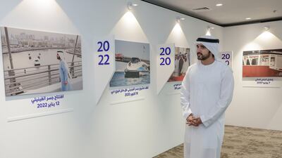 Sheikh Hamdan bin Mohammed, Crown Prince of Dubai, has approved the Dubai Marine Transport Master Plan 2030. Photo: Dubai Media Office
