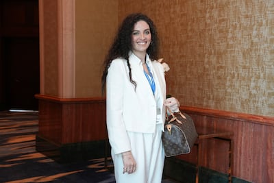 Nahla Hegab said she feels safe teaching in the UAE. Pawan Singh for The National