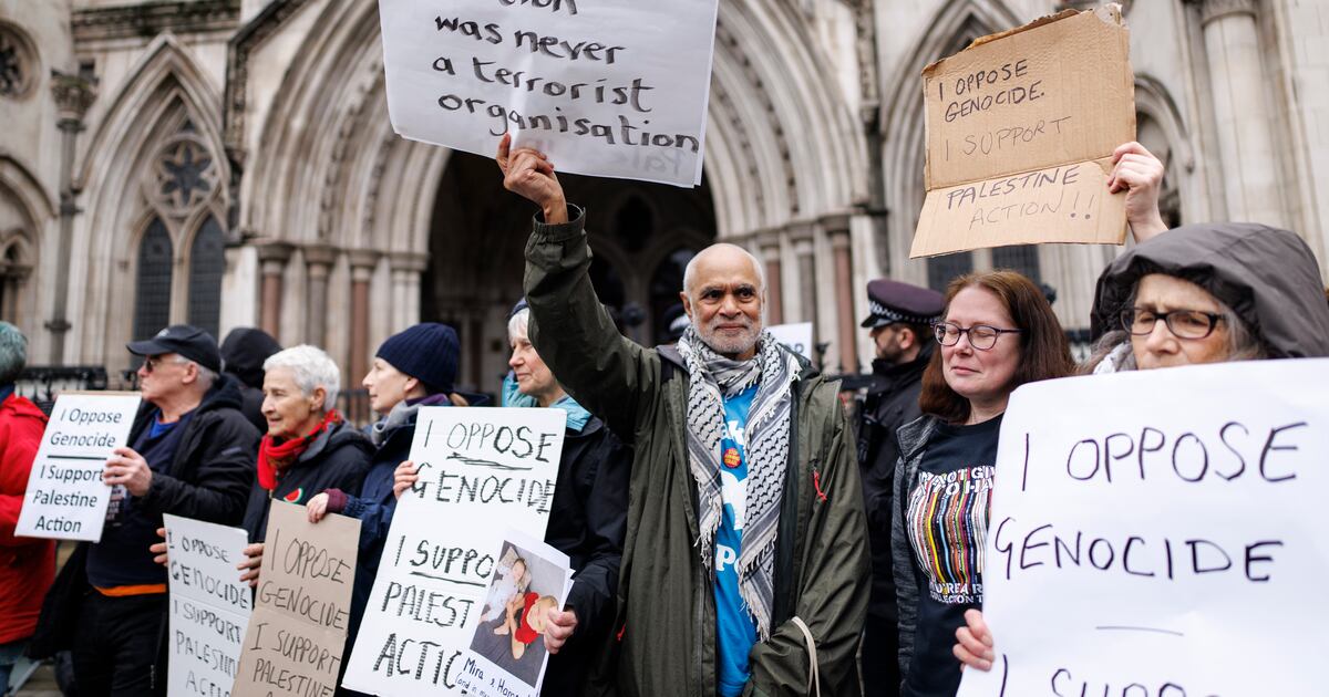 Palestine Action demonstrators in limbo after High Court ruling