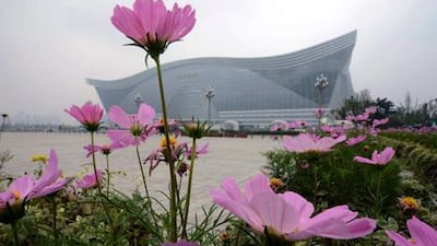 The New Century Global Center in Chengdu, south-west China, is 500 metres long, 400 metres wide and 100 metres high.