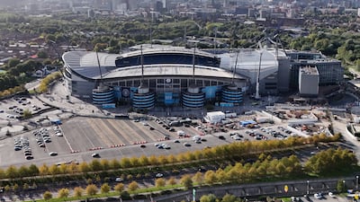Etihad Stadium, Manchester City's home ground. An appeal lodged by the club this week must be allowed to run its course. Reuters
