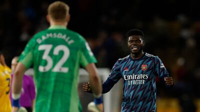 Thomas Partey - 7: Made a mess of a cross into his own box that Dendoncker failed to take advantage of. Picked up harsh first-half booking for tangling with Trincao. Did well at the base of the midfield. Reuters
