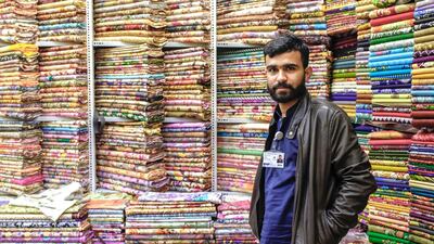 Shazaib Beeba, 26, from Pakistan has been working for a garments stall in the Pakistan Pavilion for three years