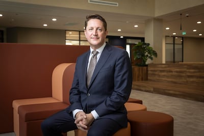 Adrian Frost is the first headmaster of the new Harrow School opening next year in Abu Dhabi. Antonie Robertson / The National