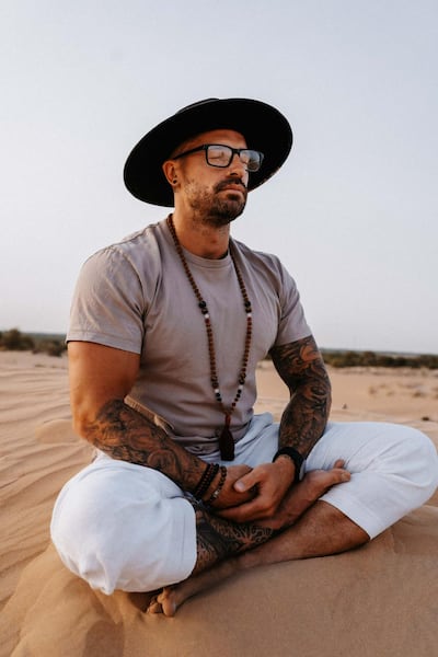 Ashley Edelmen went through his own healing journey, leading him to become a breathwork coach. Photo: Ashley Edelmen