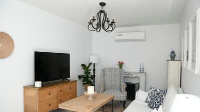 The annexe living area