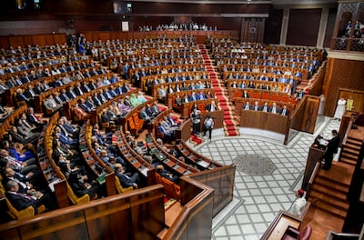 Moroccan Prime Minister Fatima Ezzahra El Mansouri has outlined a five-year agenda to parliament. EPA