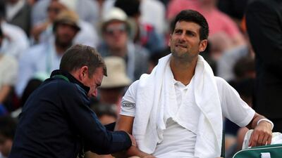 Novak Djokovic has not played on court since July at Wimbledon but he is ready for his return to action at the Mubadala World Tennis Championship in Abu Dhabi last month.Gareth Fuller / PA via AP