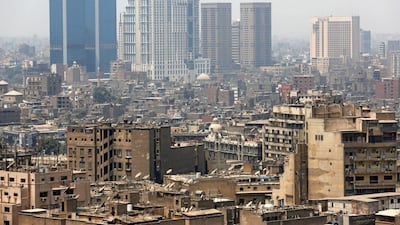 The Cairo skyline. Funding to start-ups in Egypt has seen a 100 per cent compound annual growth rate in the past five years. Reuters